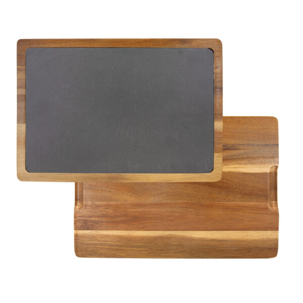 13x9 Customizable Solid Wood Cutting Board with Handle - Image 2