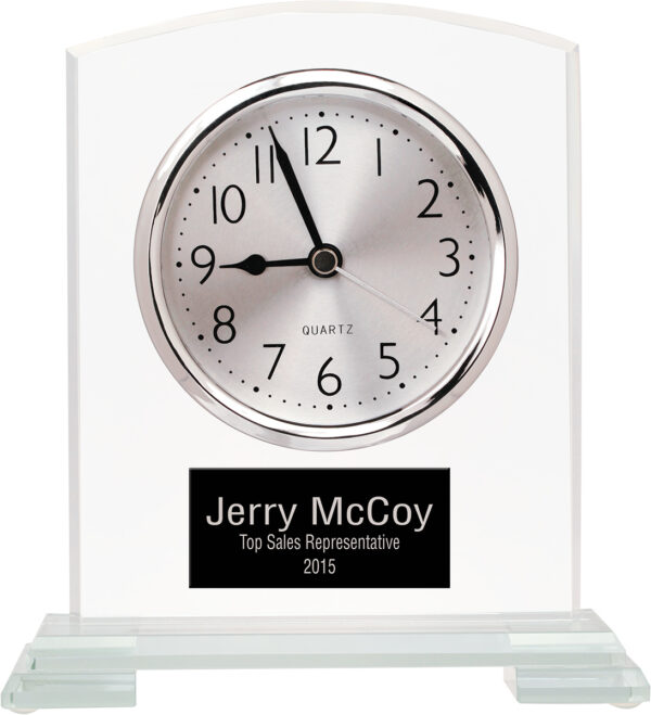 Executive Clock Glass - Silver - Image 2